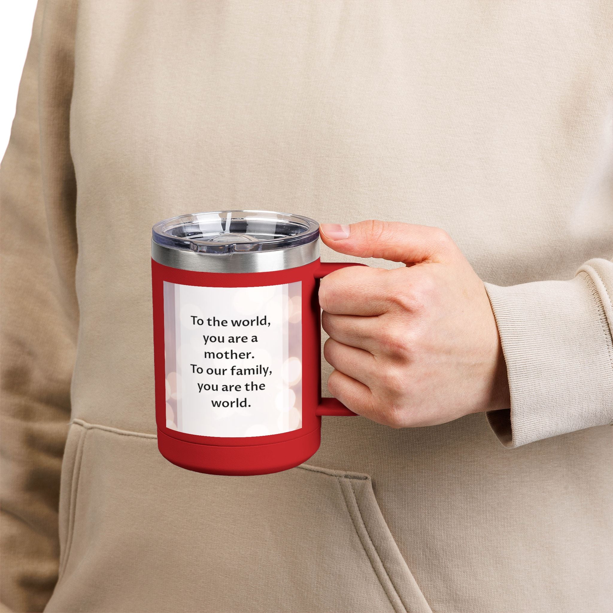 Coffee Mug Tumbler, 15oz
