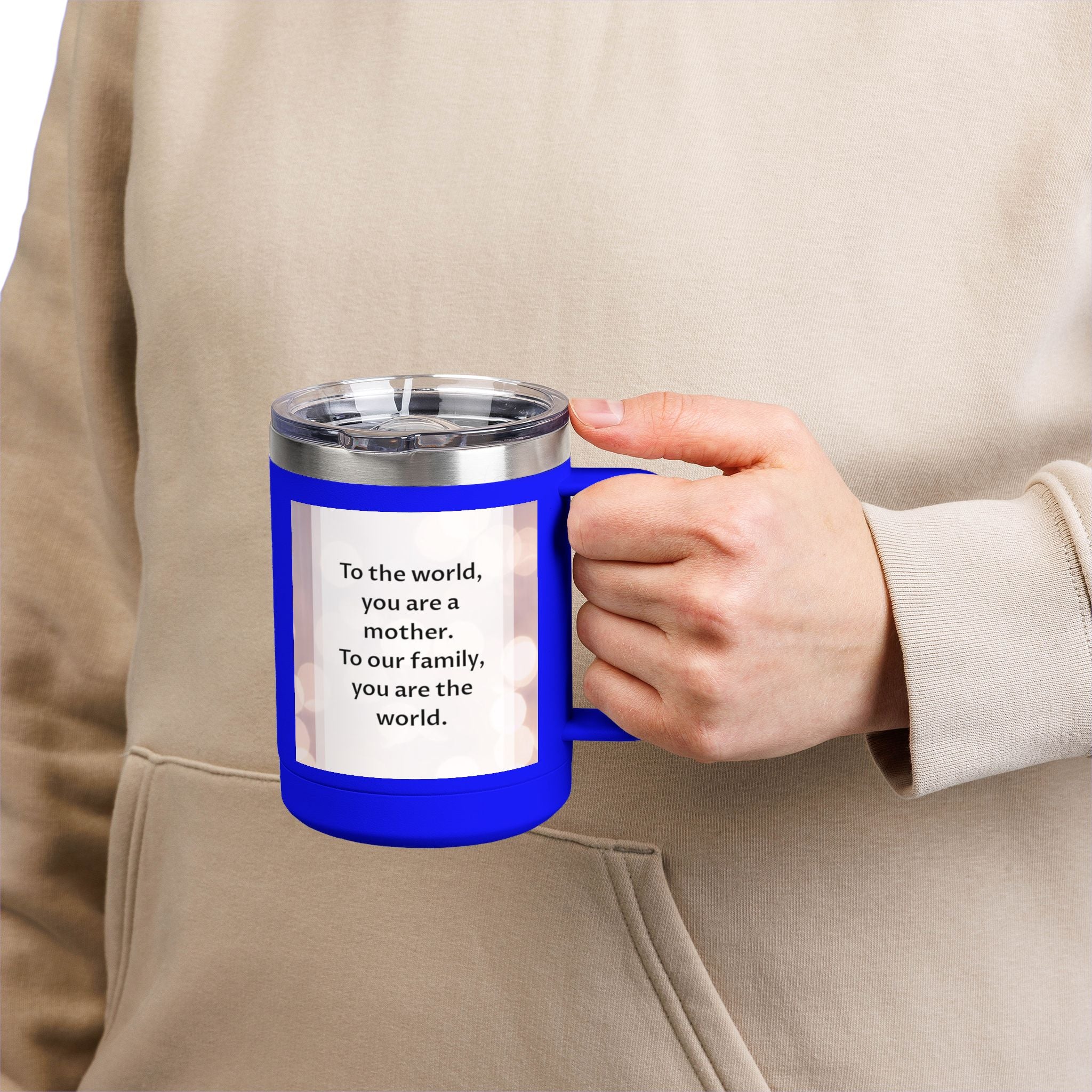 Coffee Mug Tumbler, 15oz