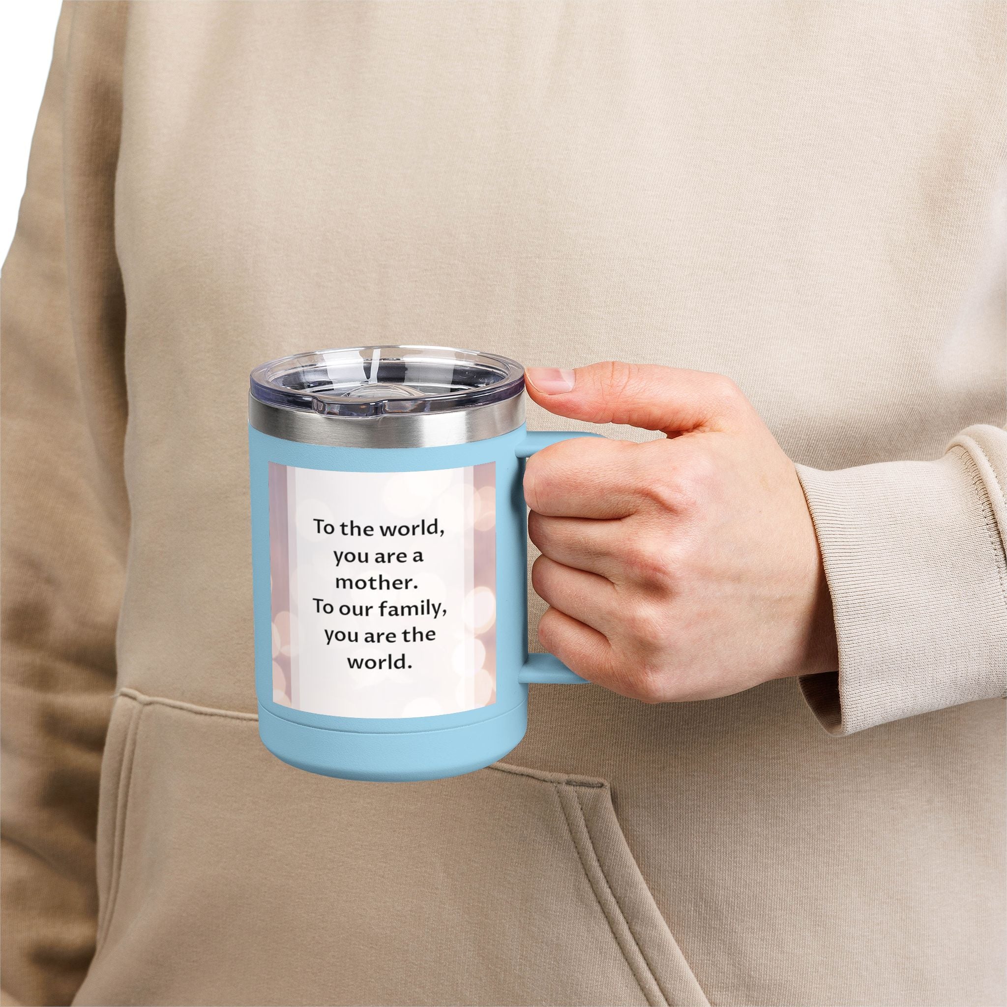 Coffee Mug Tumbler, 15oz