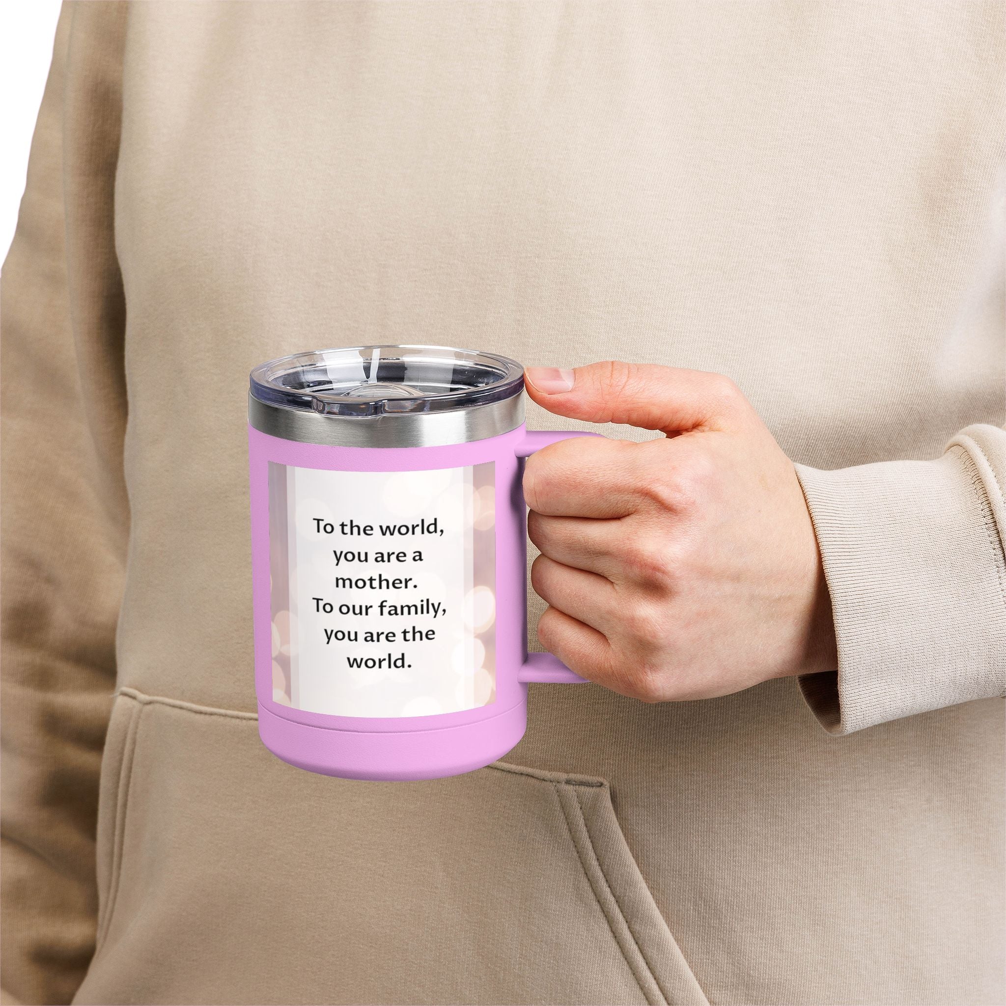 Coffee Mug Tumbler, 15oz