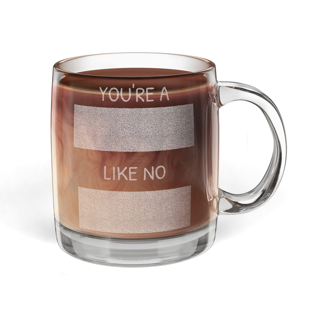 Glass Coffee Mug, 12.25oz (Engraving)